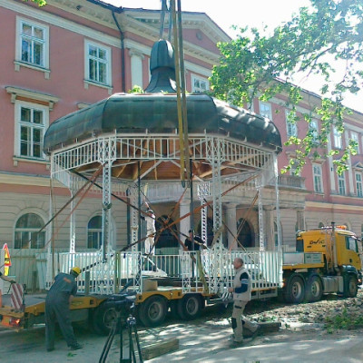 Dvig d.o.o. prestavitev paviljona v Ljubljani